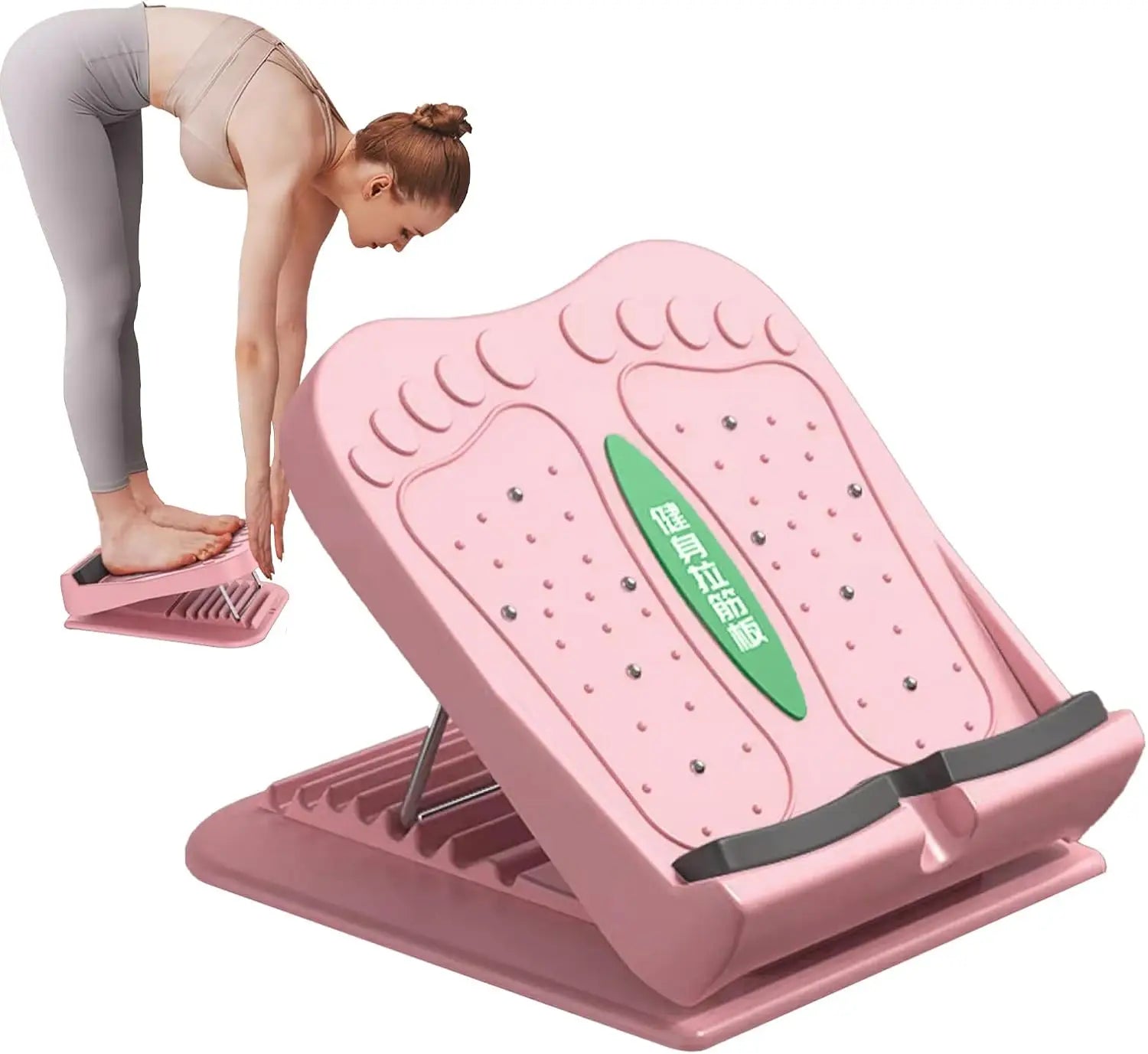 CHENGMO SPORTS Factory Price Anti-Slip Adjustable Yoga Foot Slant Calf Stretcher Incline Board Stretching Tool Muscle Massager