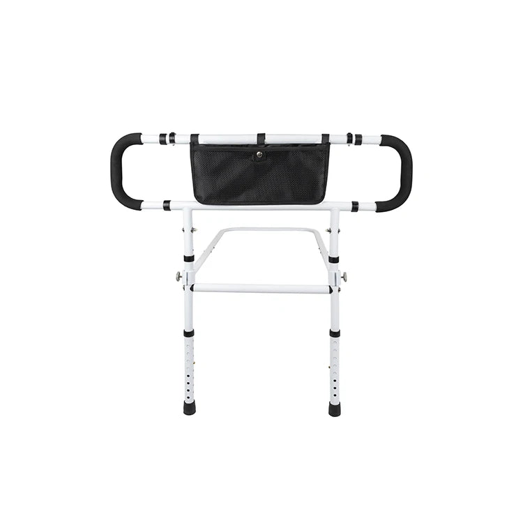 LQX110050 HEPO Queen Size Steel Bed Assist Rail Foldable Heavy Duty for Elderly Adults Home & Hospital Use