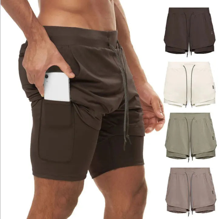 Custom Men's Workout Gym Shorts with Drawstring and Pocket Solid Style Mesh Fitness Shorts for Boy Wholesale