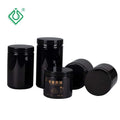 500ml Eco-Friendly Color Custom PET Plastic Whey Protein Powder Matt Black Container Dietary Supplement Packaging Jar