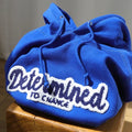 Men's Autumn Letter Pattern Eco-Friendly Cotton/Polyester Oversized Hoodie Front Embroidery Logo French Terry Chenille Pullover