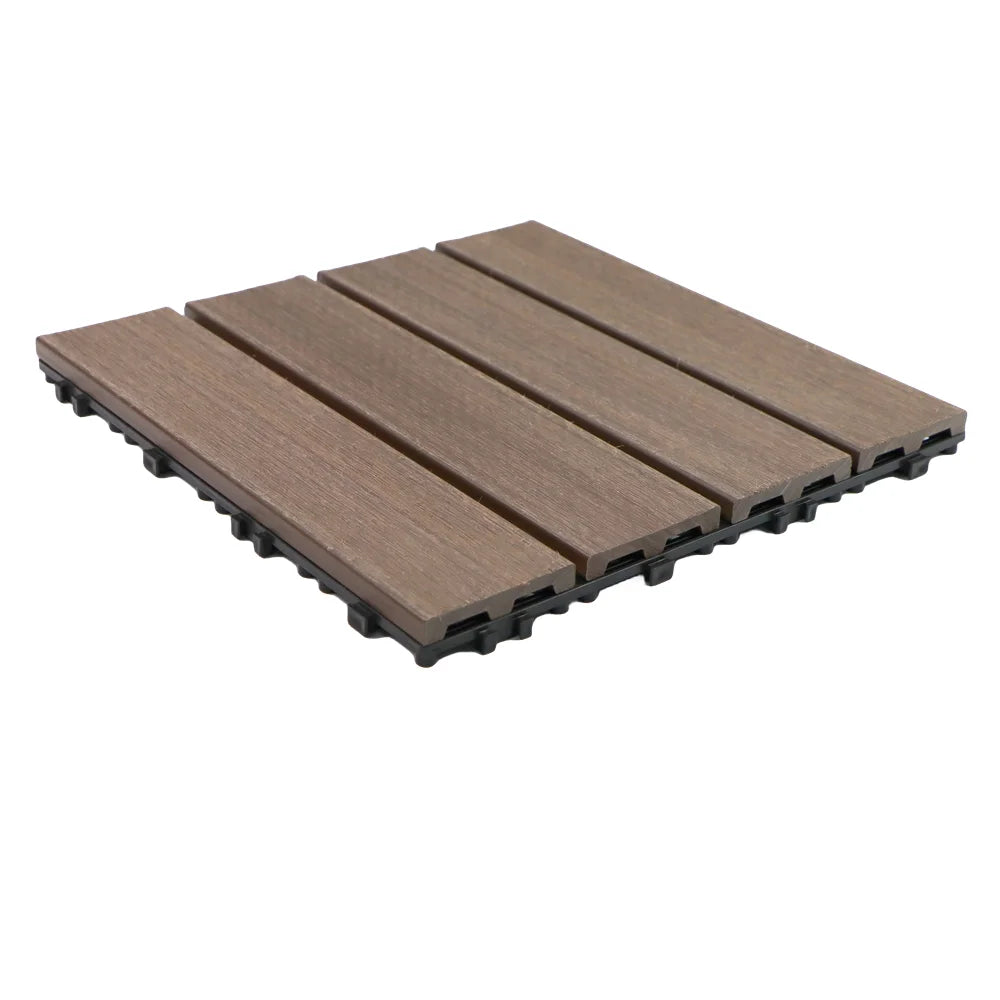 Modern DIY Small Floor Interlocking Clip Contemporary Anti-Slip Wood Grain Design Smooth Traditional Engineered Wood Flooring