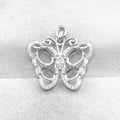 Sterling Silver 4*6+5*7mm Semi Mount Pendant Empty Frame Blank Support Setting S925 Base Hold Without Center Stone for DIY Inlay
