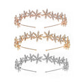 Wedding Jewelry  Chrysanthemum Diamond Bride Hair Band Birthday Party Performance Hair Ornaments Crown