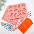 SILIKOLOVE Factory Customizable Dinosaur Shape Wholesale Candy Moulds LFGB Non Stick BPA Free DIY Silicone Gummy Candy Molds