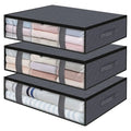 Wholesale Household Clothing Packaging Container Organizer Quilt Blanket Foldable Underbed Storage Bag