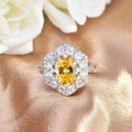 Factory Price Elegant Earrings Ring for Women Teardrop Luxury Bride Wedding Earrings Trendy Jewelry Gemstone