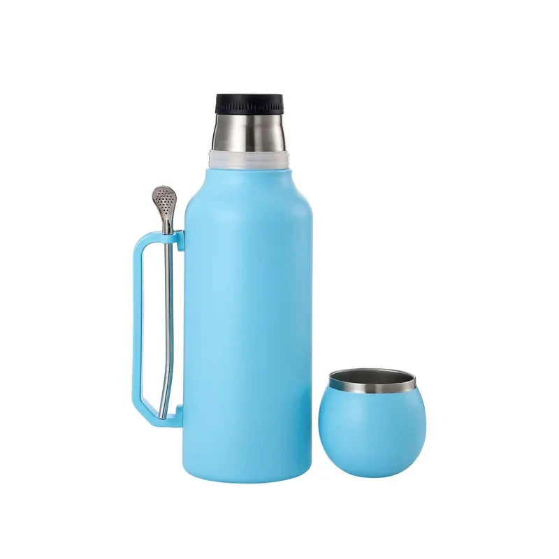 1300ml Stainless Steel Tea Cups Gourd Mate Cup Custom Double Wall Insulated Water Bottle