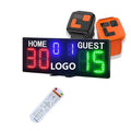 GANXIN Custom LOGO Portable Watch Remote Control LED Tennis Court Sports Digital Scoreboard Electronic Padel Score Point Keeper