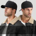 Unisex Solid Black Baseball Caps Sporty Style Fitted Casual Snapback Gorras Hip Hop Dad Hats for Men Women with Rear Sealing