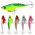 VIB Lures 7.5/13/18g Long Throw Metal Blood tank Hook Sea Fishing Freshwater Bass Lures