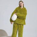 Women's Thickened Hooded Coral Velvet Pajamas Sleepwear Plus Size Women's Home Wear