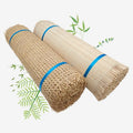 Fast Delivery Semi-Bleached Mesh Rattan Sheet Material Rattan Wicker Webbing Roll