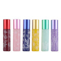 10ml Macaron Printed Ball Bottle Dumb Colored Glass Bottle Ball Bottle Perfume Bottle Massage Essential Oil Bottle