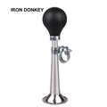 IRONDONKEY 9 Inches Children's Hand Pressed Horn Classic Vintage Metal Twisted Speaker Retro Snail Air Horn  Bicycle Bell