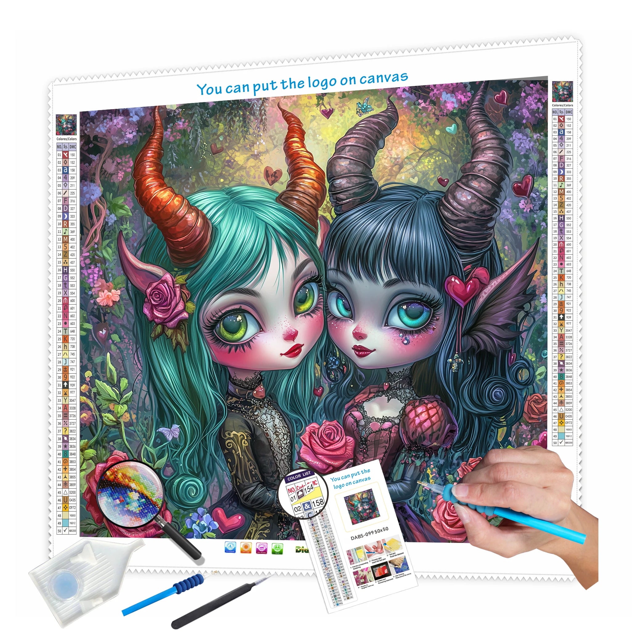 N-2240 Custom Elf 5D Diamond Painting Canvas Print Portrait Subject for Wholesale Diamond Painting