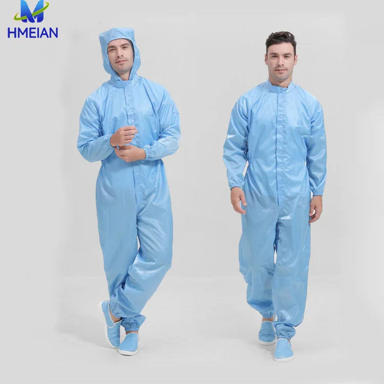 Hot Sell Clean Room Work Suit Esd Clothes Antistatic Esd Suits Esd Garment Esd Cleanroom Garment