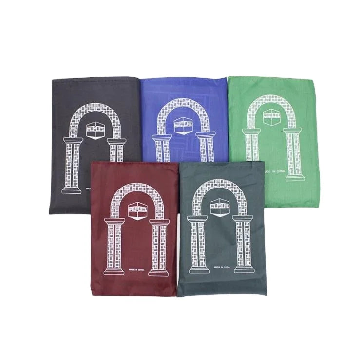 Outdoor Carpets Custom 60*100cm Portable Pocket Islam Prayer Mat Promotion Gift Muslim Prayer Mats Portable Travel Prayer Rug