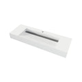 Wall-hung Bathroom Sink Wash Basin Resin Surface Artificial Stone Solid Customised Customized GM Modern Countertop Sinks 5 Years
