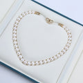Zhuji Wholesale Luxury Design 9-10mm Natural White Potato Real Freshwater Real Pearls Necklace for Sale