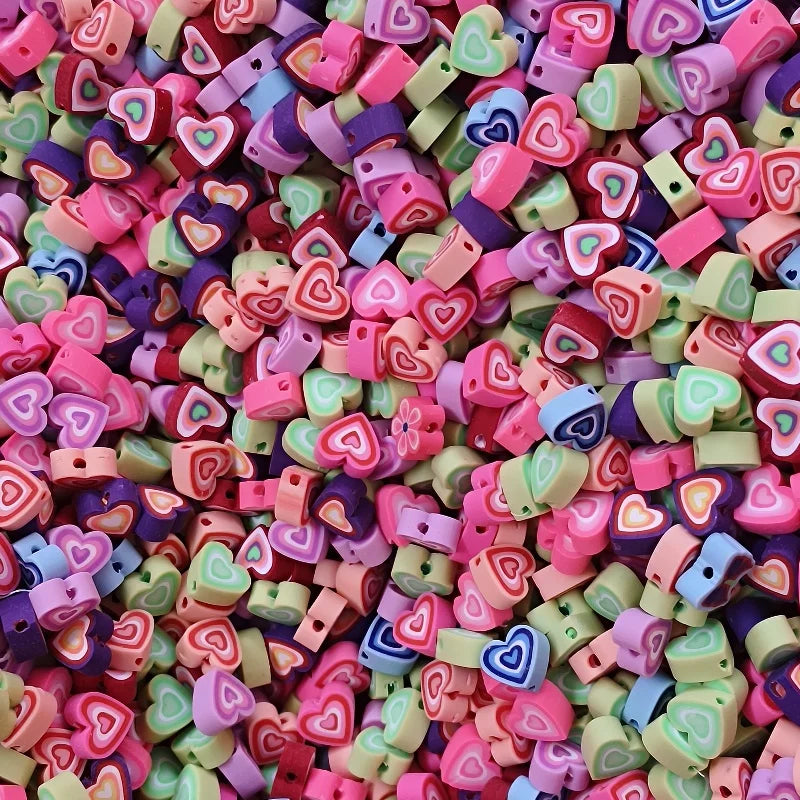 Factory Wholesale 10MM Clay Sliced Polymer Sliced Beads DIY Hand Spacer Beads Necklace Bracelet Accessories