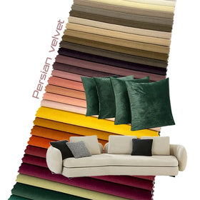 Fabric Upholstery Bedroom Fabric Hot Sale Trendy Upholstered Headboard Velvet Stock Lot Customized 100% Polyester Sofa Fabric