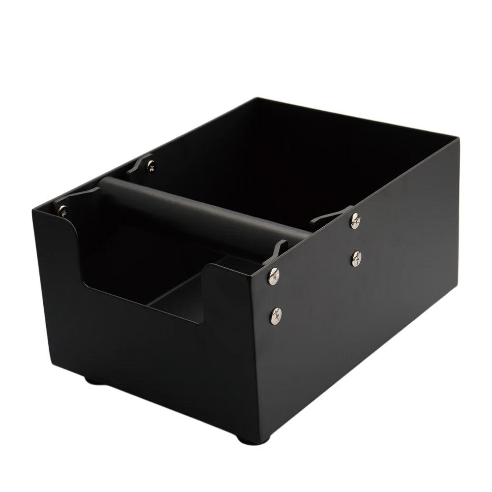 Barista Tools Coffee Grounds Knock Box Square Stainless Steel Espresso Portafilter Knock Box Design