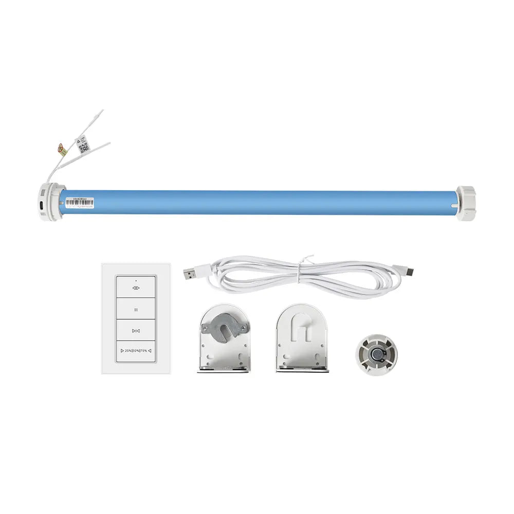 Zemismart Thread Matter Rechargeable Tubular Motor Roller Blinds Matter Curtain Motor Alexa Google Home Smart Home Products