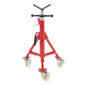 1107D Easy-to-move Wheeled Folding Pipe Vise Stand for Pipes 12 Inches Max.
