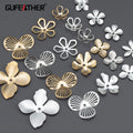 MA80   20pcs/lot Jewelry Accessoriesnickel Free18k Gold Rhodium Platedcopperjewelry Makingdiy Flower Accessories