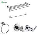 Manufacturers Selling Modern Wall-mounted Stainless Steel Chrome-plated Bathroom Accessories Set Hotel Engineering Bathroom Set