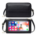 Touch Screen Mini Phone Purses and Handbags Small Women Hand Bags Ladies Shoulder Bag PU Leather RFID Wallet Women Crossbody Bag
