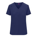 European Style Women's Cool Stretch V-Neck Top Pant Scrub Set Nurse Work Uniform Quick Drying