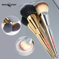 Beauty Planet Wholesale Powder Makeup Brush Silver Gold Professional High Quality Single Luxury Blush Loose Powder Makeup Brush