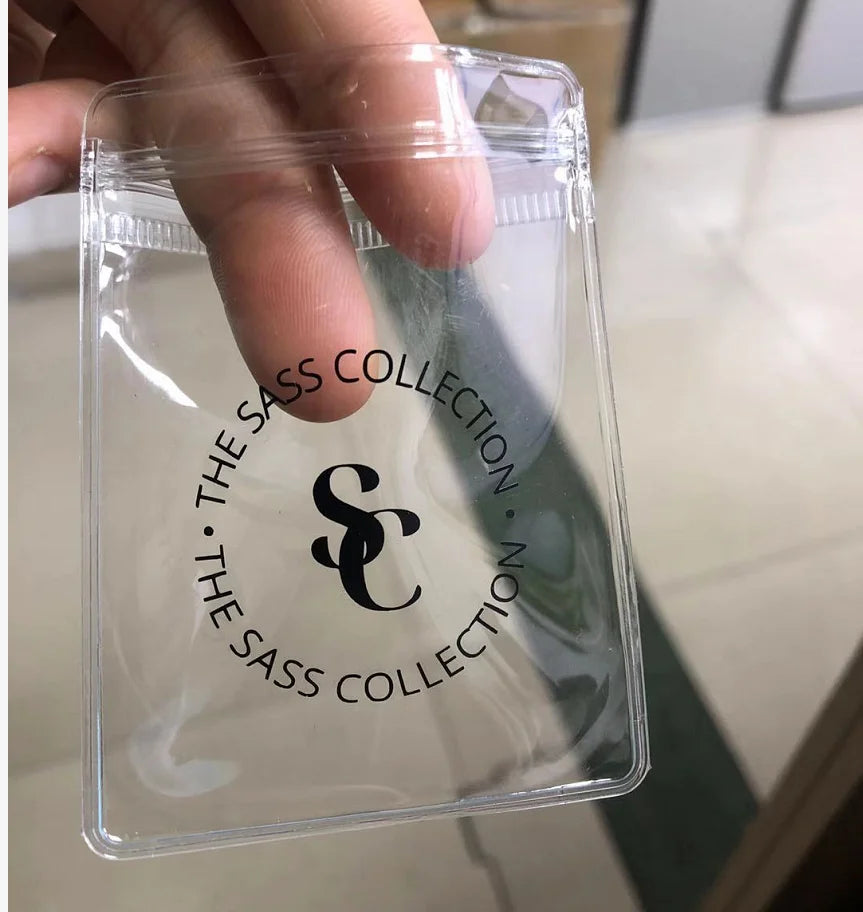 Reusable PVC Zip Lock Bag for Jewelry Clear Zipper Bag with Zipper Economical Mini Plastic Packaging for Gifts and Jewelry