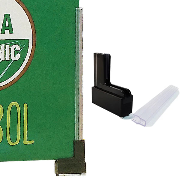 L Shape Base Magnetic Sign Holder With Poster Signage Holder