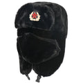Russian Soviet Hats Artificial Rabbit Fur Ushanka Winter Cold Weather Hat for Men with Soviet Red Star