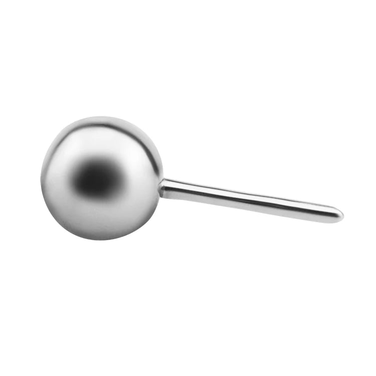 Plain Ball Design Titanium Threadless Labret Head Push Pin Lip Studs Ear Piercing