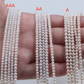 Zhuji Natural White 2.5-3mm Freshwater Pearl Strands Loose Pearls in Round Shape for Sale