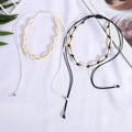 Hot Shell Pendant Necklace Choker Long Rope Chain Shell Chokers Summer Beach Jewelry