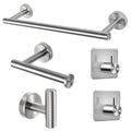 Towel Rack Hotel Style Wall Mount Stainless Steel Bathroom Towel Rack Holder With Shelf