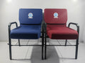 Armrest Design Church Chair Metal Stackable Church Chairs for Sale Upholstered Back Arm Chair Pastor Chapel Church Supplies