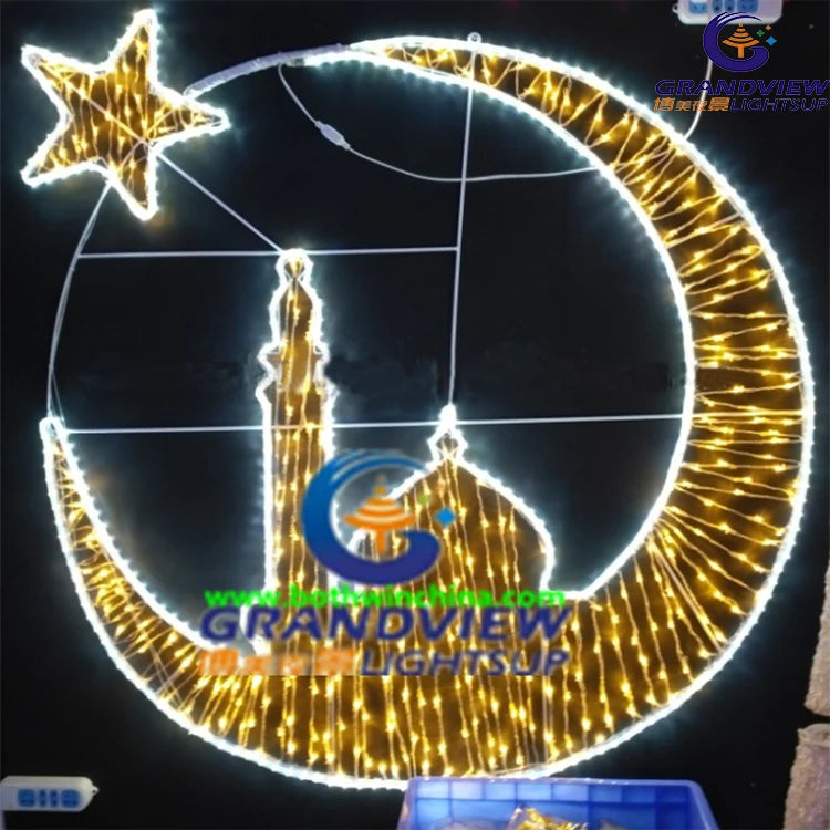 2024 Waterproof Outdoor LED Ramadan Decorations Light for Street Lighting