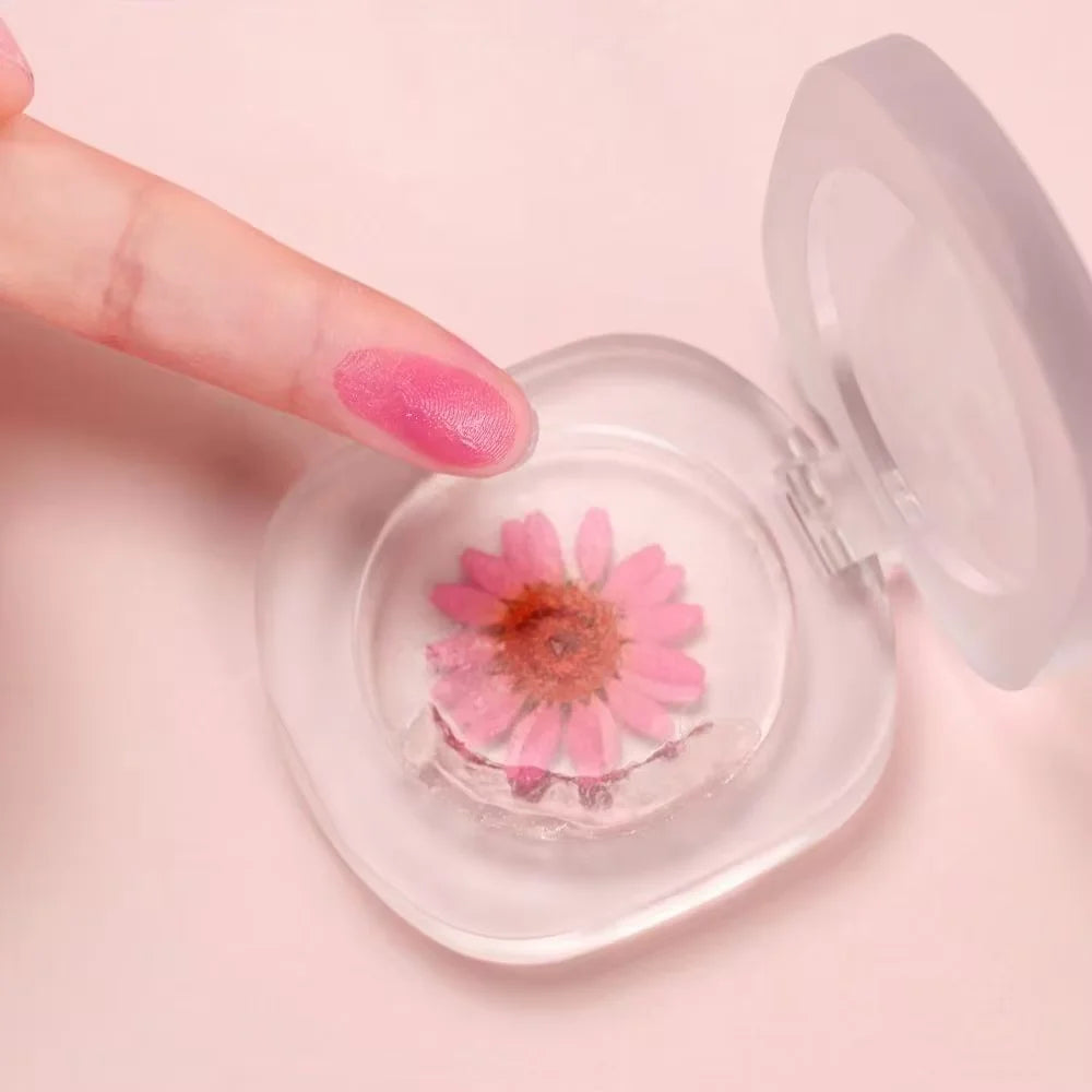 Wholesale OEM ODM Magic Makeup Color Changing Blush Black Blush Palette Private Label Cream Blush With Flower