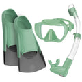 Factory Directly Selling Diving Snorkeling Equipment Snorkel Set Dry Top Anti Fog Diving Mask Snorkel Set with Silicone Fins