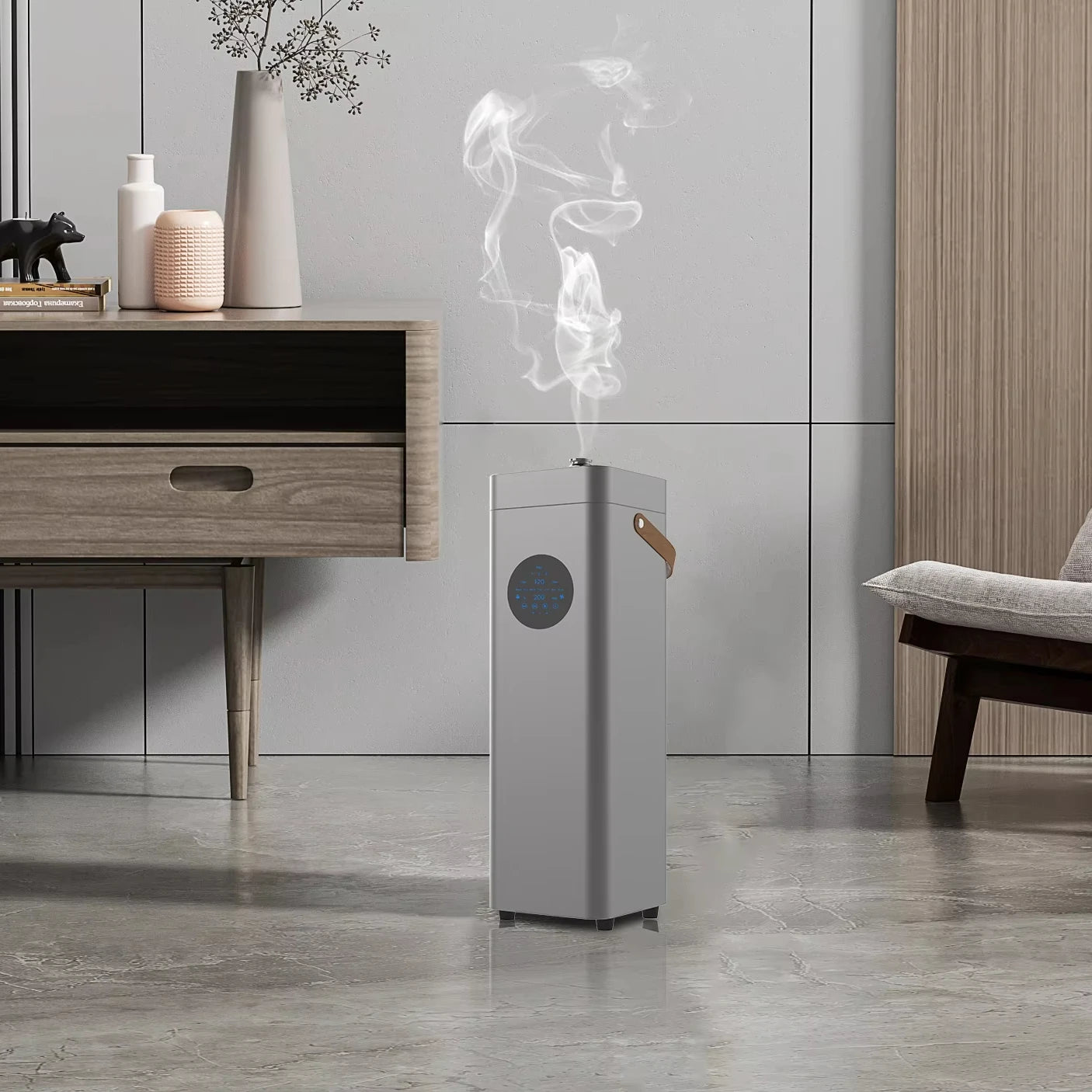 Crearoma Industrial Scents Diffuser Electric Aluminium HVAC Air Duct Diffusers Wateless Fragrance Oil Diffuser