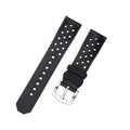 22*20mm Silicone Rubber Watch Band for Tg Heue Tropical Breathable Sport Diving Men's JINKAIYUE J-G-TA1014