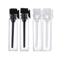 Wholesale 1ml 2ml 3ml Clear Glass Portable Mini Refillable Perfume Sample Spray Bottle Vial Roll on