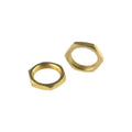 Brass Hex Lock Nut Female Thread Pipe Fittings M10 1/2" 3/4" 1" BSP Hexagonal Nut