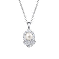 Hot Selling 925 Sterling Silver Zirconia Pendant Necklace Trending Fashion Jewelry Gift